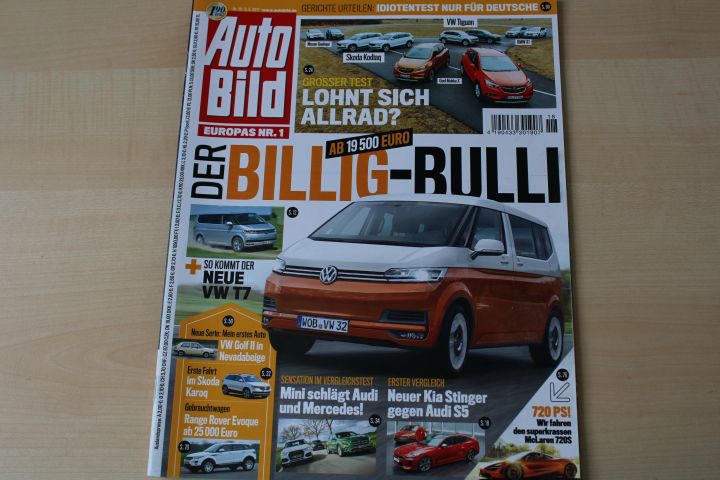 Deckblatt Auto Bild (18/2017)